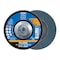 Pferd 7" x 5/8-11 Thd. POLIFAN Flap Disc - Z PSF STEELOX, Zirconia, 40 Grit, Flat 62043 - alternate 1